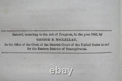 Manual Of Bayonet Exercise CIVIL War 1862 Wartime Edition Mylar Dust Jacket