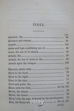 Manual Of Bayonet Exercise CIVIL War 1862 Wartime Edition Mylar Dust Jacket