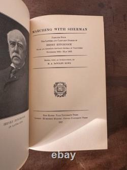 Marching With Sherman 1927 Yale Univ Press Civil War Letters Henry Hitchcock