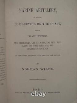 Marine Artillery Original 1863 CIVIL War Manual For Coasts And Inland Waters