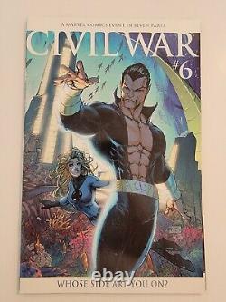 Marvel CIVIL WAR Lot (14) #1-7 x2 Turner Variants + Sketches NM+ #1 CGC & 2 COAs