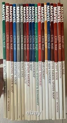 Marvel Civil War TPB Lot (19) All First Print Set Of 19