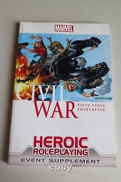 Marvel Heroic Roleplaying Game Event Supplement CIVIL War Fifty State Initiative