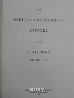 Medical And Surgical History Of The CIVIL War Complete 15-volume Set & Indexe