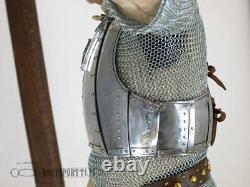 Medieval Knight Warrior Steel English Civil War Cuirass Breastplate and Tassets