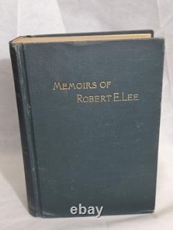 Memoirs Of Robert E. Lee First Edition 1886