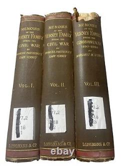 Memoirs Of The Verney Family Volumes I-III Civil War & Commonwealth 1650-1660