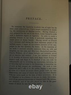 Memoirs Robert E Lee A. L. Long 1886 Civil War 1st Ed Gettysburg Map