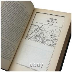 Memoirs of Gen. W. T. Sherman 1892 Civil War 2 Vol Set Charles Webster Books Maps