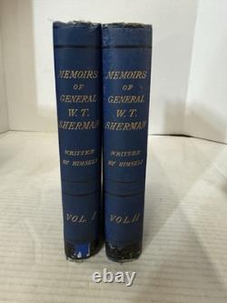 Memoirs of General William T. Sherman 2 vol. 1st Edition 1875 Volumes I & II
