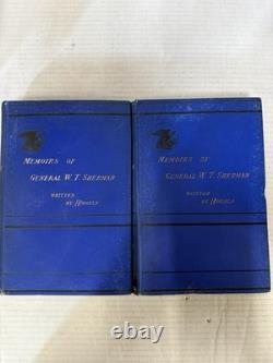 Memoirs of General William T. Sherman 2 vol. 1st Edition 1875 Volumes I & II