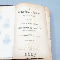 Military Annals of Tennessee Lindsley 1st Ed Civil War Confederate 1886 RARE