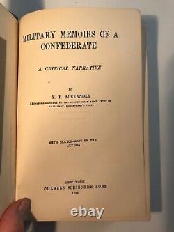 Military Memoir of Confederate Artillery Narrative, Civil War, Gettysburg