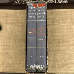 Mississippi In The Confederacy Civil War 2 volume book set RARE HC LSU Press