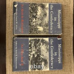 Mississippi In The Confederacy Civil War 2 volume book set RARE HC LSU Press