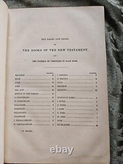 New Testament Four Volumes 1865 Civil War Great Primer American Bible Society