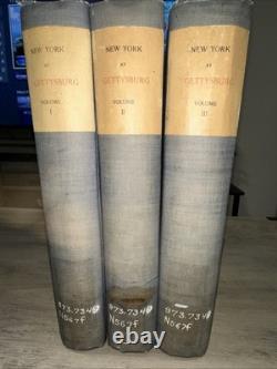 New York At Gettysburg, Final Report 3 Volume Set 1900 Exhaustive Report