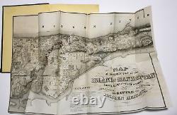 New York City During The American Revolution Maps & Book 1861 Civil War HC Book