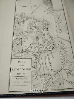 New York City During The American Revolution Maps & Book 1861 Civil War HC Book