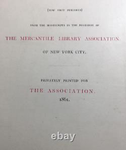 New York City During The American Revolution Maps & Book 1861 Civil War HC Book