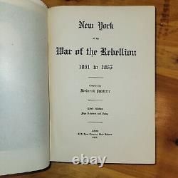 New York in the War of the Rebellion 1861-1865 Complete Civil War 1912 VG+