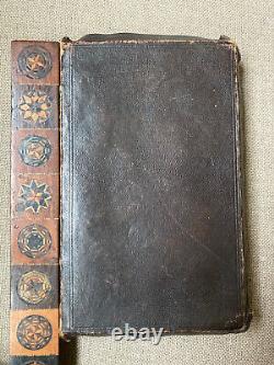 Nice! Antique 1834 Pre Civil War HOLY BIBLE Nice Leather Binding Maclean Ontario