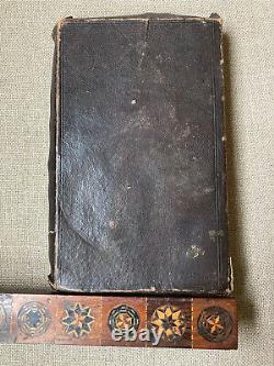 Nice! Antique 1834 Pre Civil War HOLY BIBLE Nice Leather Binding Maclean Ontario