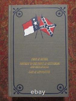 North Carolina Regiments And Battalions CIVIL War Only 500 Printed- Brand New