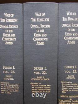 Official Records War Of The Rebellion Of The Union And Confederate Armies Fine