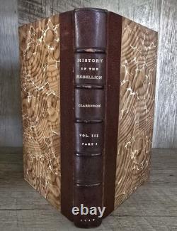 Old English Book 1717 The History of the Rebellion and Civil Wars in England