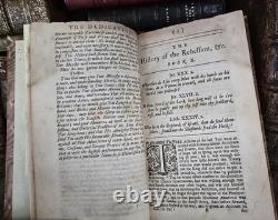 Old English Book 1717 The History of the Rebellion and Civil Wars in England