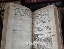 Old English Book 1717 The History of the Rebellion and Civil Wars in England