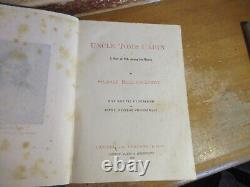 Old UNCLE TOM'S CABIN Book 1896 HARRIET BEECHER STOWE SLAVERY SOUTHERN CIVIL WAR