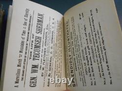 Orig Salesman Sample Biography Civil War General Wm. Tecumseh Sherman 1891