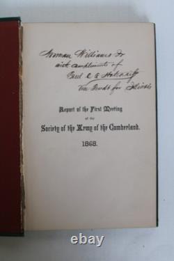 Original 1868 Society Army of Cumberland, Annual Report, Civil War Book, 1st Ed