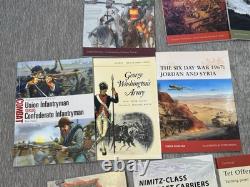 Osprey Publishing Military History Book Lot 25 Books Paperback Civil War WW2 +