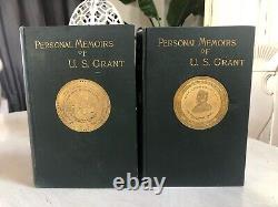 PERSONAL MEMOIRS OF U. S. GRANT- 1885 First Edition 2 Volume Set