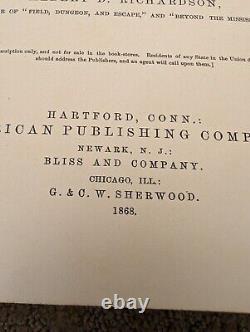 Personal History of Ulysses S Grant 1868 First Edition, Civil War Rare Solid