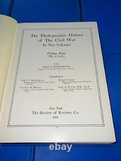 Photographic History of the Civil War In 10 Volumes Books Miller 1912 VG Cond