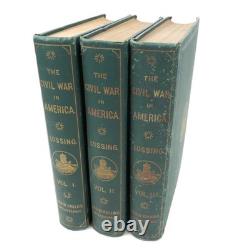 Pictorial Field Book of the Civil War In America 3 Vols. By Benson Lossing