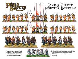 Pike & Shotte WGA-PS-1 Battalia Starter Army (Plastic) English Civil War ECW