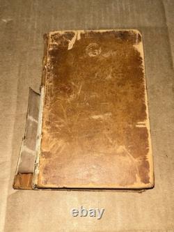 Pre Civil-War 1843 John Milton's Poetical Works By Edward Kearny Illustrated HC