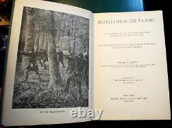 RARE 1891 Hardcover Book BATTLEFIELDS & VICTORY Willis Abbot CIVIL WAR MILITARY