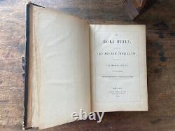 RARE! Antique 1848 Pre Civil War LARGE FAMILY HOLY BIBLE Perfect New York ABS