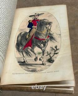 RARE! Antique Pre Civil War Book A Pictorial History Of The United States 1850