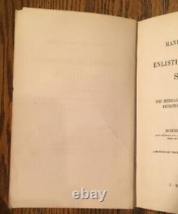 RARE CIVIL WAR 1863 A MANUAL FOR ENLISTING AND DISCHARGING SOLDIERS 1 st EDIT