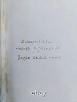 R. E. LEE Set Douglas Southall Freeman Gen. Rob't E. Lee biography 1st ED SIGNED