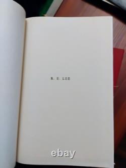 R. E. LEE Set Douglas Southall Freeman Gen. Rob't E. Lee biography 1st ED SIGNED