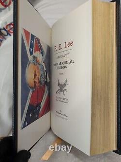 R. E. LEE by Douglas Southall Freeman EASTON PRESS Library of the Civil War