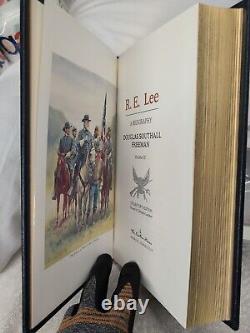 R. E. LEE by Douglas Southall Freeman EASTON PRESS Library of the Civil War